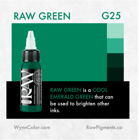 RAW Pigments- Raw Green