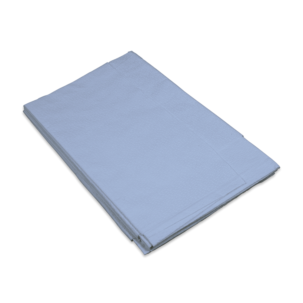 Blue Drape Sheets - Poly / Tissue 2ply 40 x 90