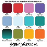 Bryan Sanchez M. Watercolor Ink Set - 1oz Set
