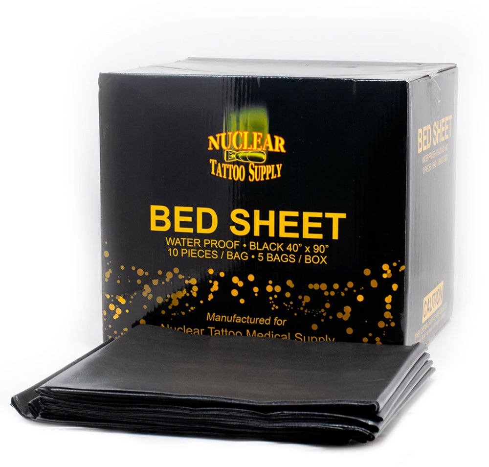 Drape Sheet/Bed Sheet - Black