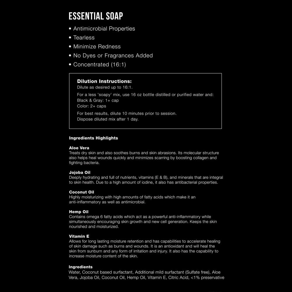 Jet Black Essential Soap