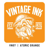 Vintage Ink - Atomic Orange