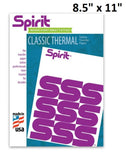 Spirit Classic Thermal Tattoo Transfer Paper — 8-1/2" x 11”